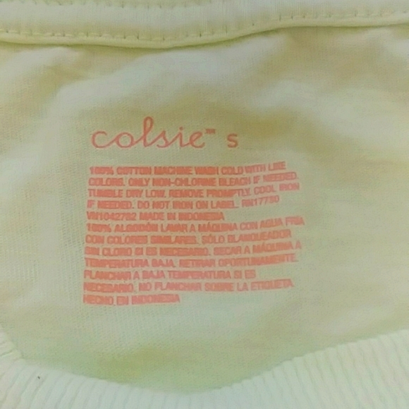 Colsie Women's Cotton T-Shirt Pajama TOP  Luminary Green, XS, S - Picture 2 of 3